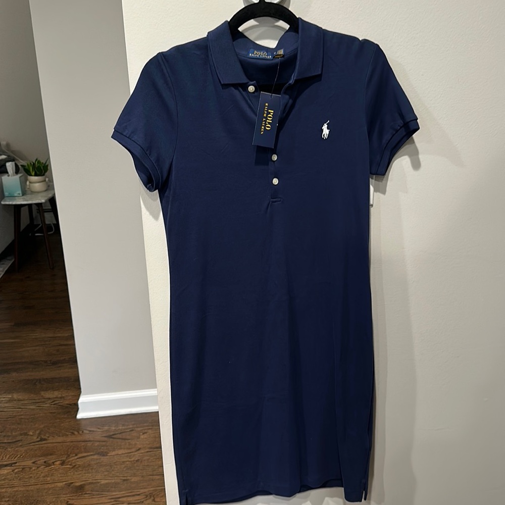 BNWT Ralph Lauren Polo dress, navy blue, medium